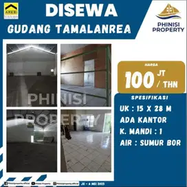 Sewa Gudang 15x28m di Tamalanrea – Ada Kantor