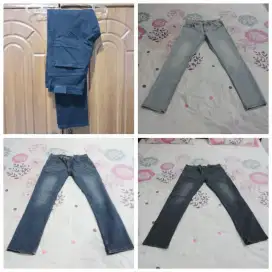 Celana Jeans Pull n Bear Men model Stretch Size 32 skinny fit