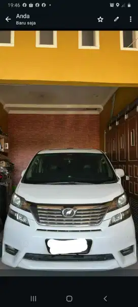 Toyota velfire 2011