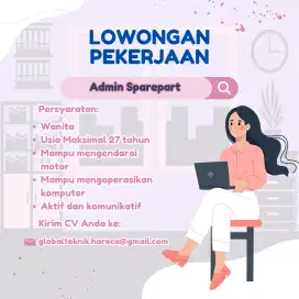 Admin Sparepart & Gudang
