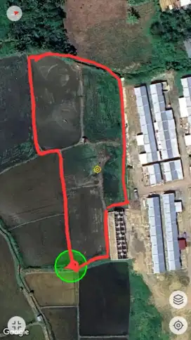 Tanah Dijual Tanpa Perantara, Lokasi Berbatasan Dengan BTN HS Bangunan