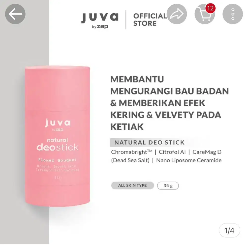 Juva Deo Stick Flower Bouquet Baru Original