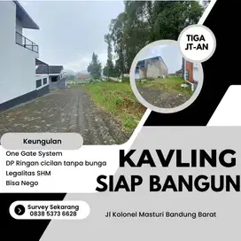 Tanah premium dijual 5 menit ke lembang park zoo! hanya 3 jutaan!
