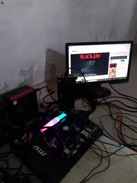 PC GAMING 1 SET - i3 gen 9 - Rx 580 8gb - ssd nvme 128 - hdd 512 - kom