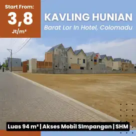 Tanah Colomadu Barat UMS Solo: Luas 93 m2, Akad Notaris