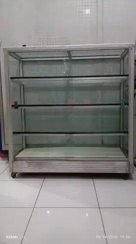 DIJUAL ETALASE BEKAS 100X100X40
