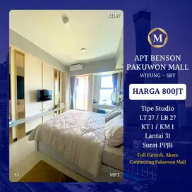 Full Furnish Apartemen Benson Pakuwon Mall Wiyung Surabaya Barat