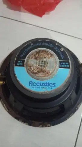 Speaker sub woofer 350 watt dobel coil