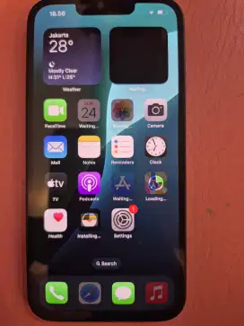 Iphone 13 128 GB incl charger garansi Ex TAM Midnight Black