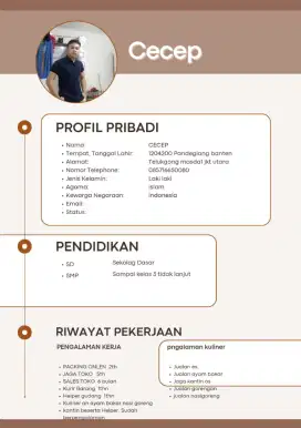 Nyari kerja apa aja Prilan juga gpp  daripada nganggur mau lebaran