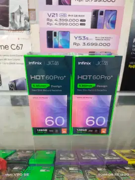 Infinix Hot 60 Pro Plus 8/128 GB Layar Curved Helio G200 Garansi Resmi