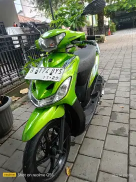 For sale.mio smile warna hijau 2009