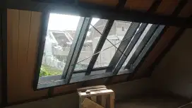 Kusen aluminium, jendela dan pintu