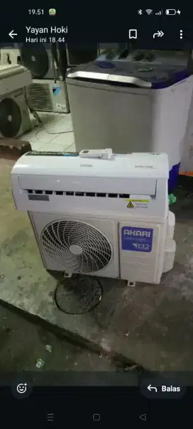 Ac bekas 1/2pk free pasang pipa 3m