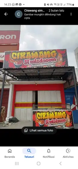 Take over bangunan/toko untuk usaha lokasi strategis kopo sayati