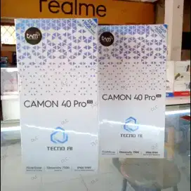 TECNO CAMON 40 PRO 5G BARU GARANSI RESMI