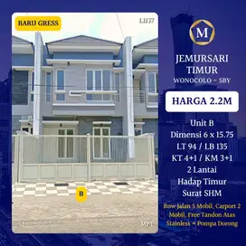 Rumah BARU Jemursari Timur Surabaya dkt Kendangsari Kutisari Rungkut