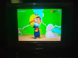 Tv tabung 21 in, merk Sharp