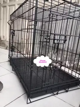 Kandang besi besar kucing anjing BESITEBAL