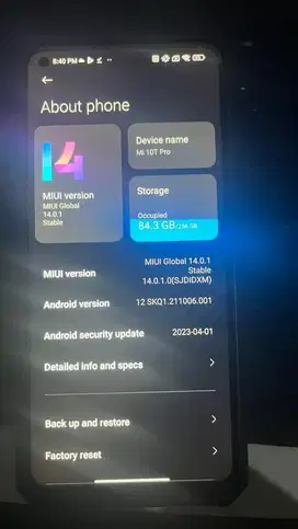 Xioami mi 10t pro 8/256