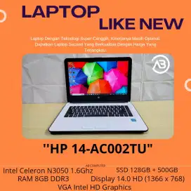 Laptop hp  14 ac2002Tu
