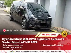 [ BERGARANSI ] Hyundai Staria 2.2L 2WD Signature 9 Seater AT 2022/2023