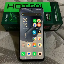 infinix hot 50i 6+6/128 fullset