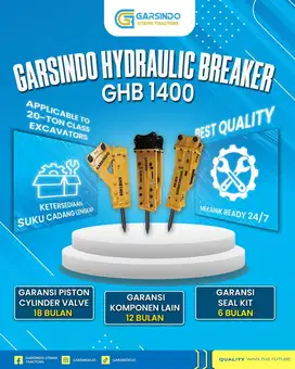 HYDRAULIC BREAKER GHB 1400 di Surabaya | Full Service After Sales!