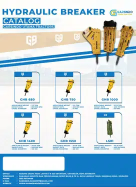 HYDRAULIC BREAKER GHB 1550 di Surabaya | Free Service After Sales!