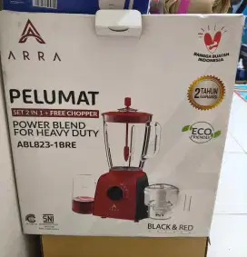 ARRA BLACK RED SERIES - BLENDER SET 3in1 RED