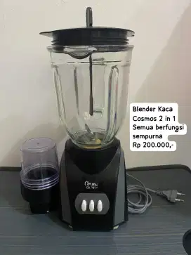 Blender Kaca Cosmos 2 in 1