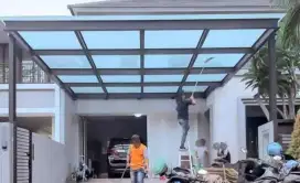 Canopy atap kaca