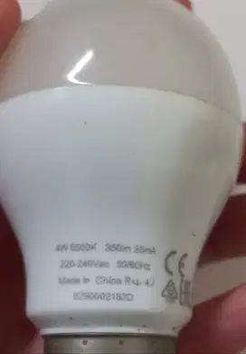 Lampu Tidur Philips LED 4W Watt Rumah Dapur 6500K Putih