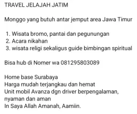 Travel Jelajah Jatim