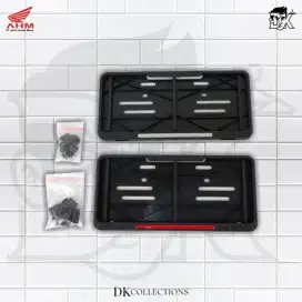 COVER TEMPAT PLAT NOMOR MOTOR SATU SET ORIGINAL HONDA AHM