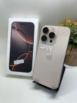 Iphone 16 pro 128 ibox bh 100 mulus ori garansi panjang