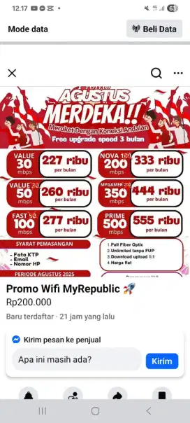 Wifi Tercepat dan Paling stabil