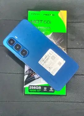 Infinix hot 60i 8/256 lenkap mulus.seperti baru