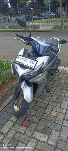 Yamaha Aerox Connected ABS Silver 2022