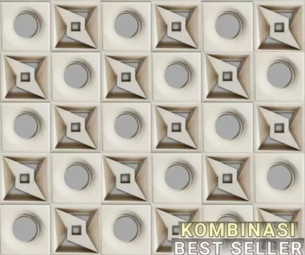 Roster dinding kombinasi