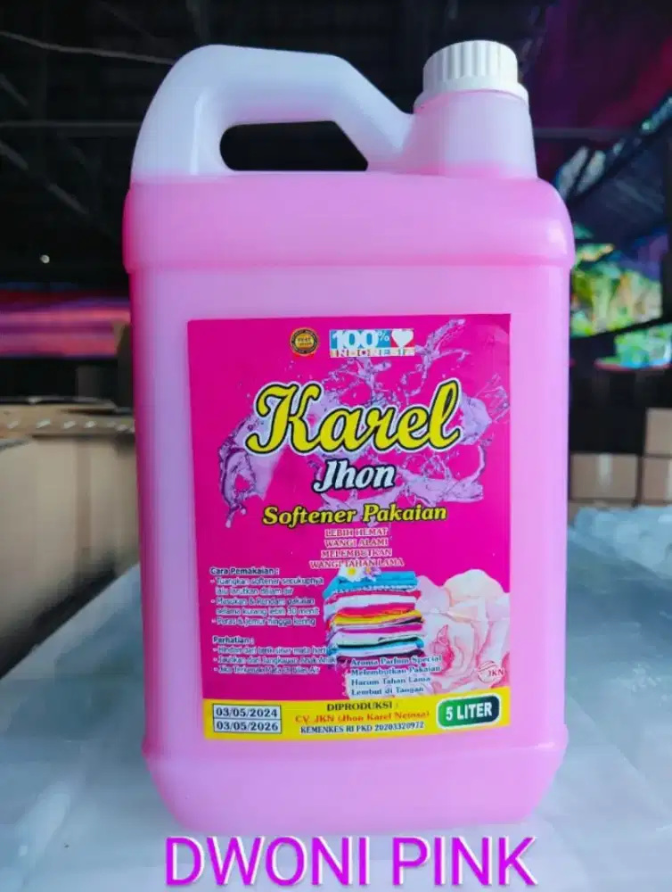 Softener pakaian karel jhon