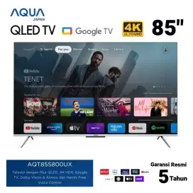 AQUA HQLED 4K Google TV 85 AQT85S800UX  GOOGLE TV HDR10+ Dolby Atmos