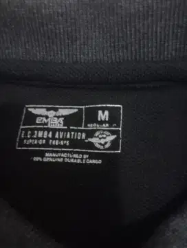 Kaos pria polo emba ukuran M