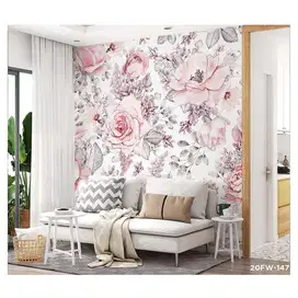 Wallpaper Dinding 3D Custom Desain Korden Gorden Vitrase