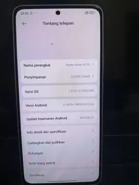Redmi note 14 5G 8/256 + charger