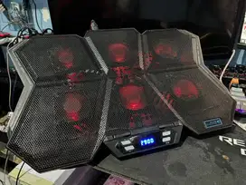 pendingin laptop 6 fan rgb