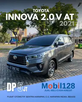 [MURAH DP 5Jt] Toyota Innova V Bensin AT 2021, Abu-Abu