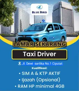 Driver supir sopir taxi bluebird