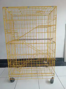 Kandang Kucing Tingkat 3 Size 60x40x90 cm