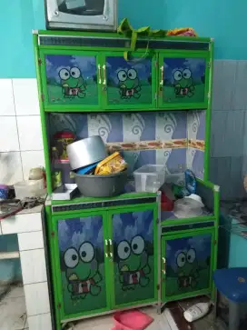 Rak piring 3 pintu